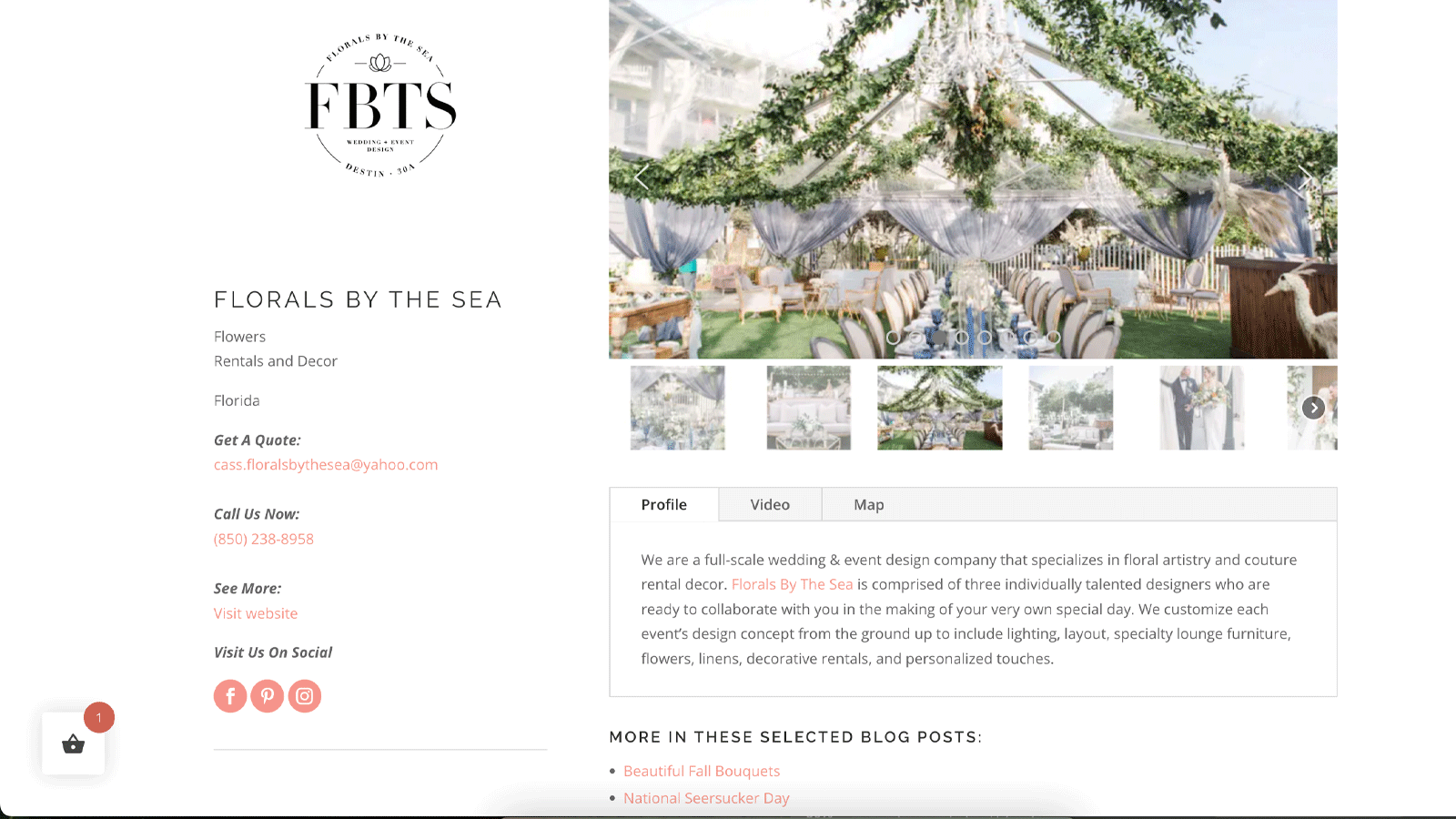 styled shoots by southern bride photo feature vendor sample Southern Bride Featured Vendor Listing Sample