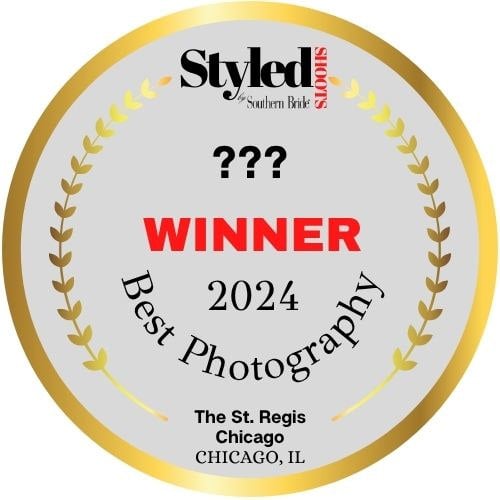 styled shoots StRegisChicago IL Photographers Winners Badge